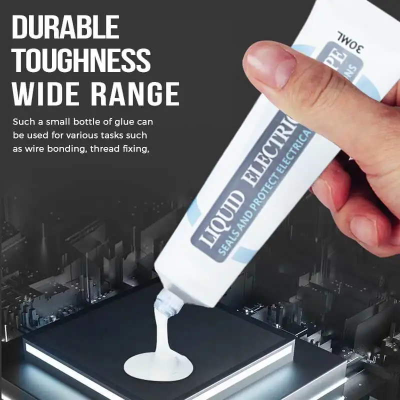 Nastro isolante liquido da 30ML nastro sigillante elettrico a 2 colori per fili nastro isolante impermeabile in gomma siliconica