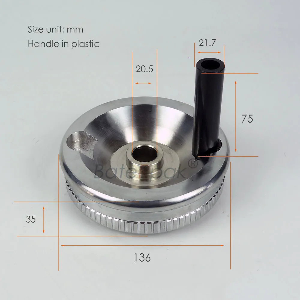 Imagem -04 - Roda de Equilíbrio 106-rp da Roda Lateral da Mão da Máquina de Costura de Baterpak