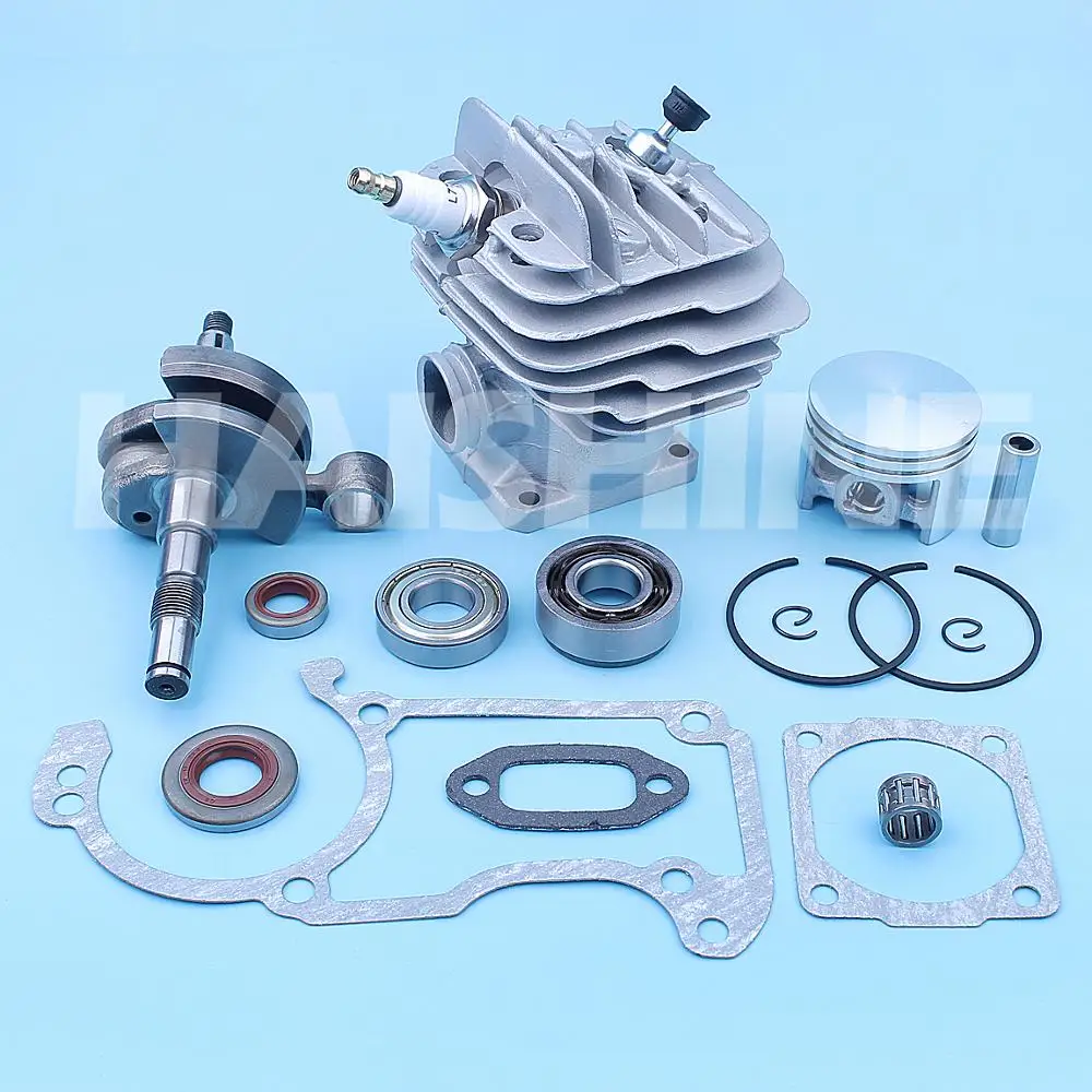 Kit de Juntas de Extremidade Superior para Pistão Cilindro de Grande Furo 44.7 mm para Stihl Ms260 026 Pro 024 Ms240 024av 024s Rolamentos de Virabrequim de Motosserra