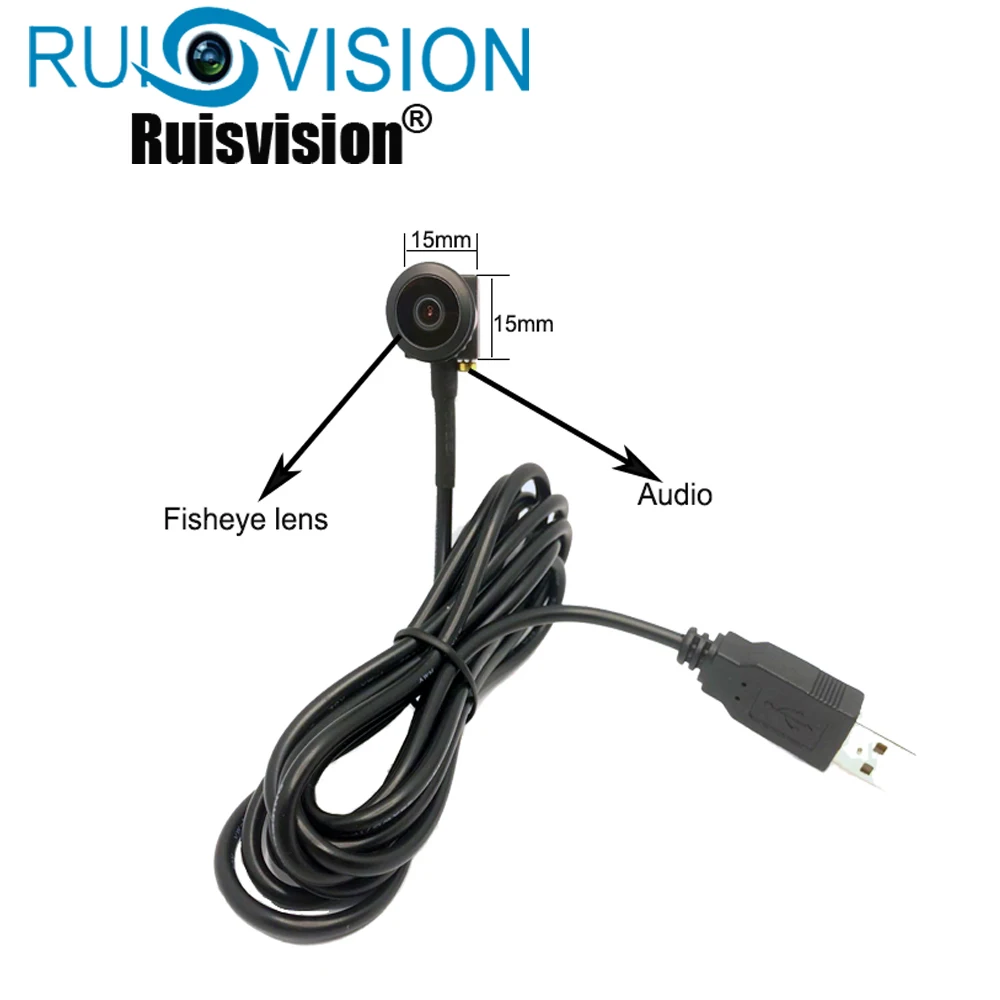 Мини-USB-камера для видеонаблюдения, 2 МП
