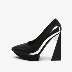 11.5cm Extreme Strange High Heels Women Pumps 2.5cm Platform Woman Pointed Toe High Heels Shoes Stiletto HL188 MUYISEXI