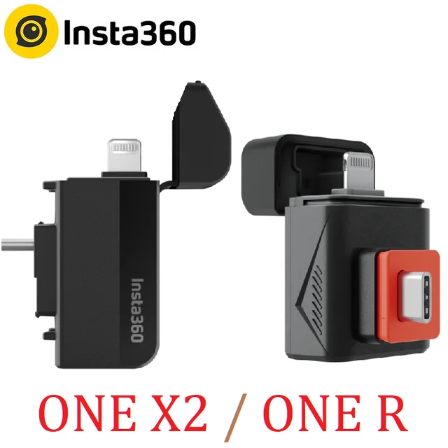 Insta360 1 X2/1 rクイックリーダーsdカードリーダー高速ファイル転送insta 360 オリジナルアクセサリーiphone/android用