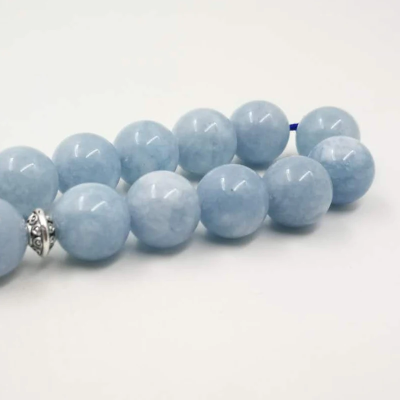 Tasbih women Aquamarines stone Bracelets misbaha Special Gift for muslim 33 45 66 99 prayer beads islamic eid gift ramadan