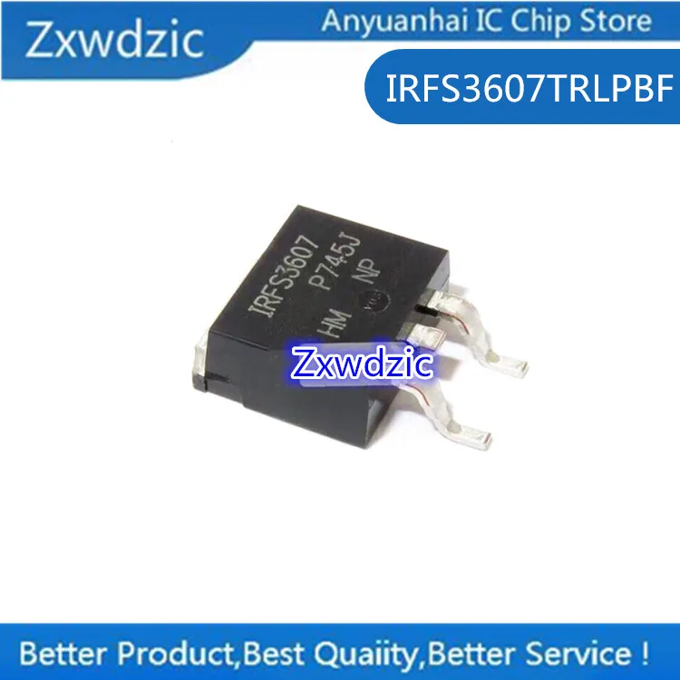 

10 PCS 100% New Imported Original IRFS3607TRLPBF IRFS3607 TO-263 N-Channel MOSFET 75V 80A