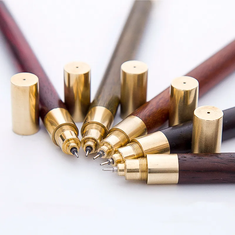 5 pièces À double usage Bois Laiton Couteau Remplaçable Gel Stylo Bois Marquage Stylo Deux Types Bois Scribe OUTILS DE BRICOLAGE