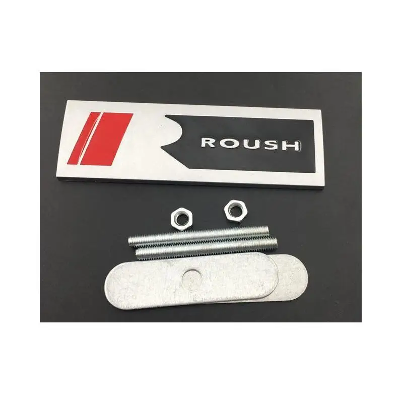 Metal Alloy Roush Car Front Grill Emblem Sticker Badge Logo