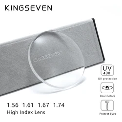 KINGSEVEN Prescription Series 1.56 1.61 1.67 1.74 CR-39 Resin Aspheric Glasses Lenses Myopia Hyperopia Presbyopia Optical Lens