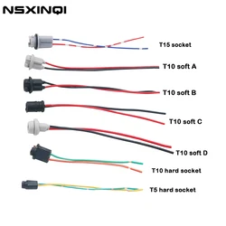 1X Car motorcycle W5W T10 T15 T5 194 168 Light hard soft Socket bulb Holder