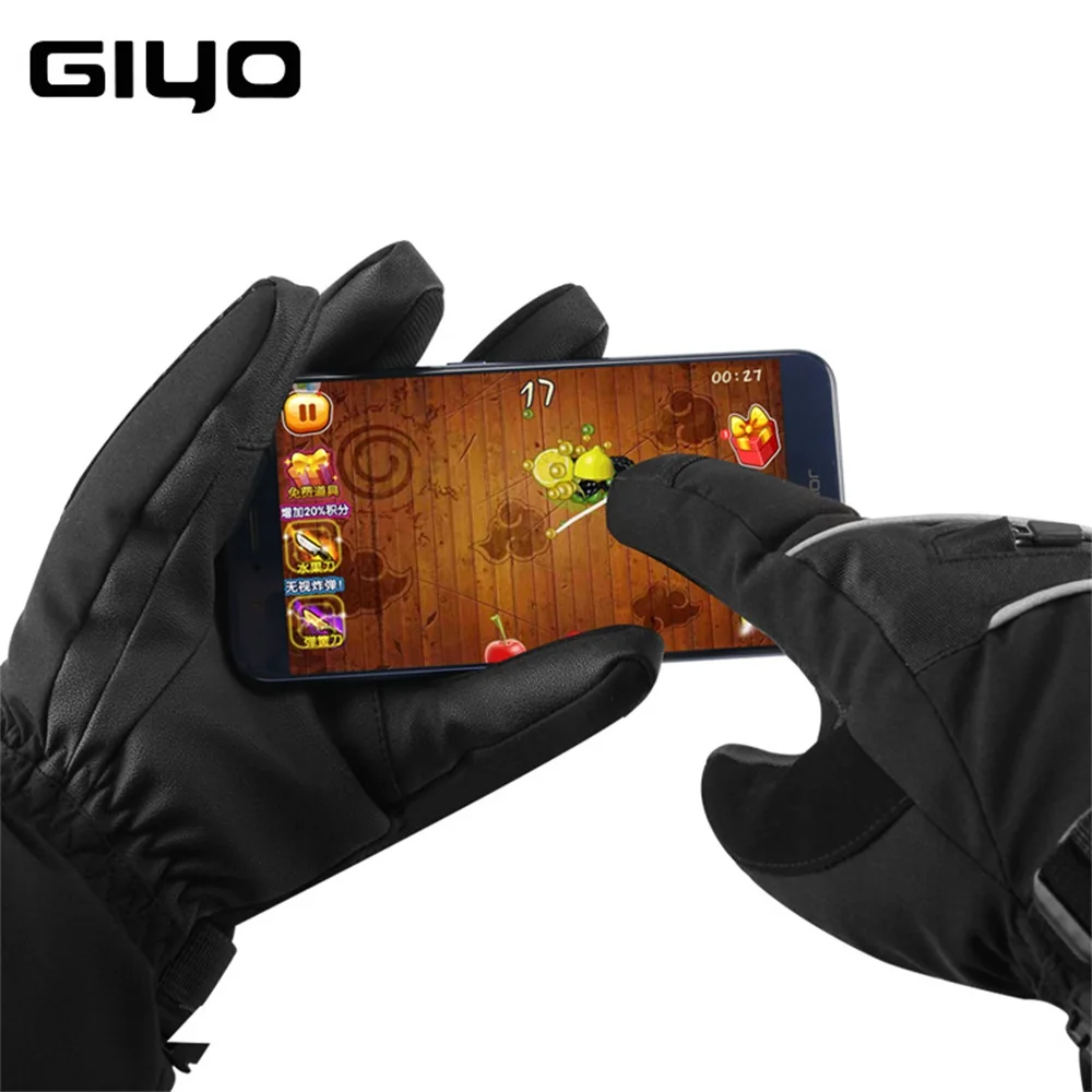 NEW Mens Winter Skiing Gloves Fleece for Cycling Waterproof Anti-Cold Warm Gloves Outdoor Sport Snow Sportswear Gloves S-06-all image 4