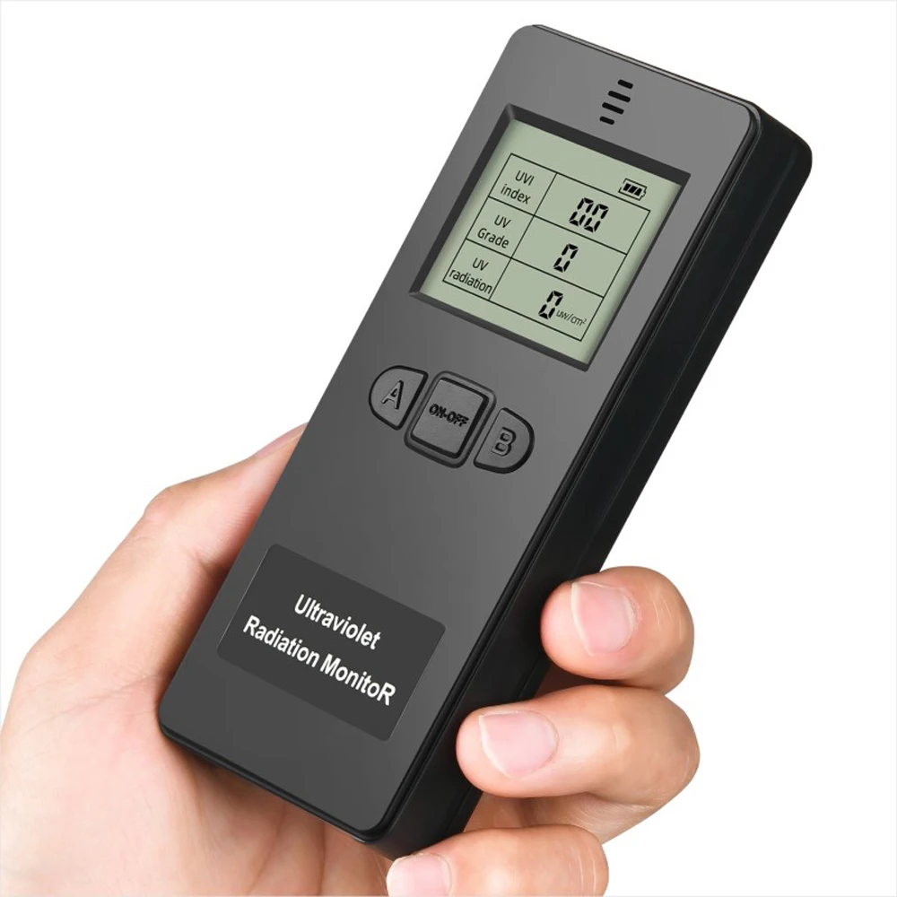 Portable Digital Ultraviolet Radiation Detector KF-90 Ultraviolet  UVI Meter Radiometer Tester Protecter Nuclear Radiation Meter