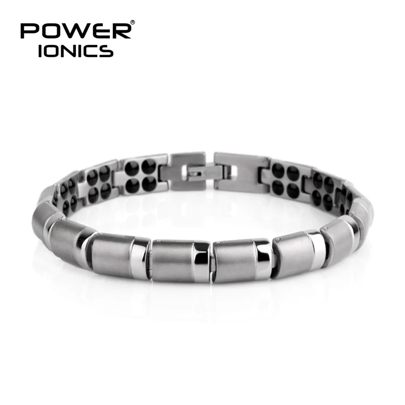 Power Ionics 100% Titanium Beads WaterProof Fashion Bracelet Lover Friends Famliy Gift