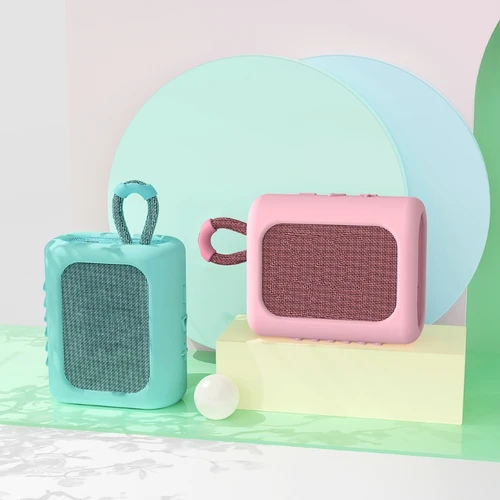 Funda protectora de silicona a prueba de polvo, carcasa colorida con mosquetón para JBL GO 3 Go3, accesorios para Altavoz Bluetooth