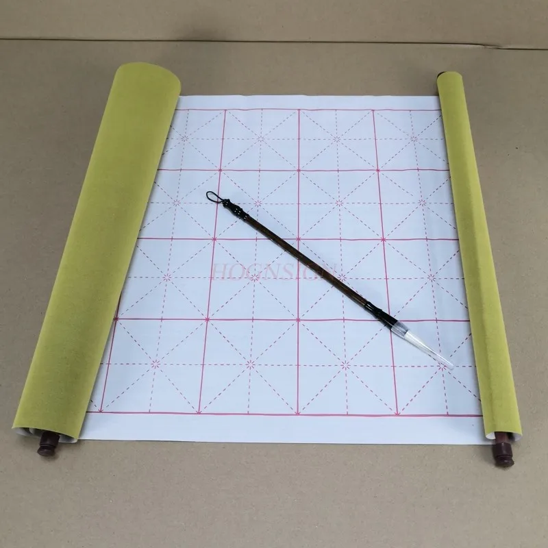 Students present Magic Water Writing Cloth Gridded Notebook Mat Practicing Chinese Calligraphy magic water paper