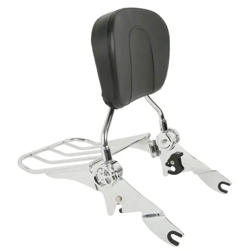 Motorcycle Backrest Sissy bar Docking Hardware For Harley Touring Electra Glide Ultra Classic Road King Road Glide 2009-2013