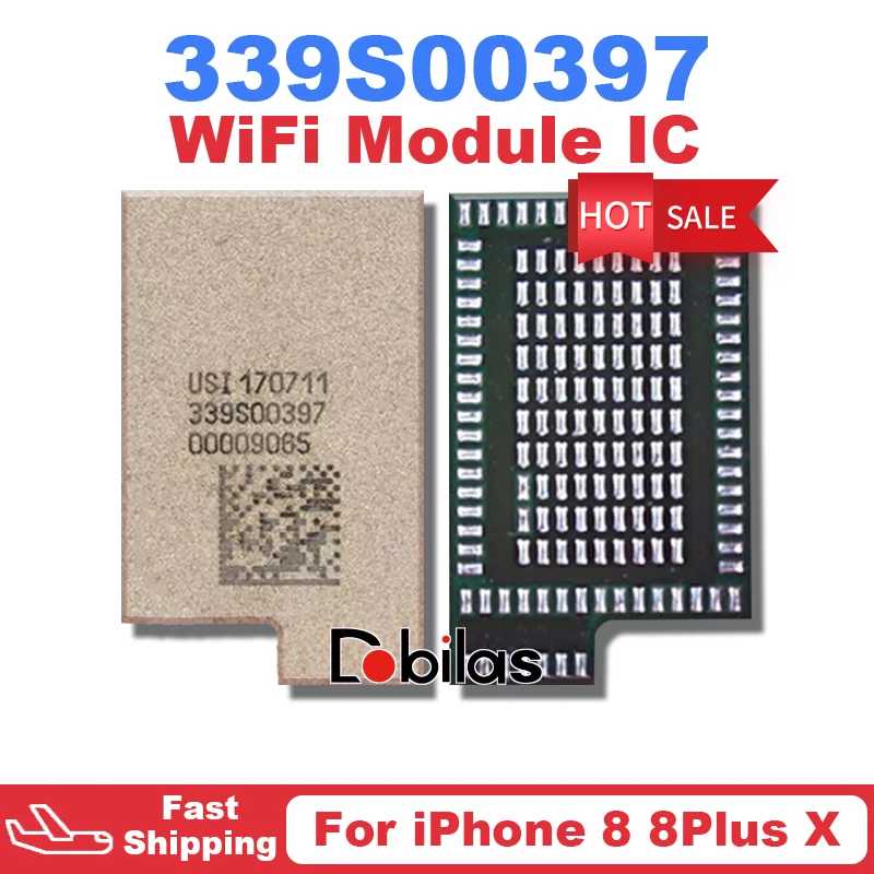 10Pcs/Lot 339S00397 WLAN_RF For iPhone 8 8Plus X WiFi Module IC Wi-Fi IC BGA Integrated Circuits Replacement Parts Chip Chipset