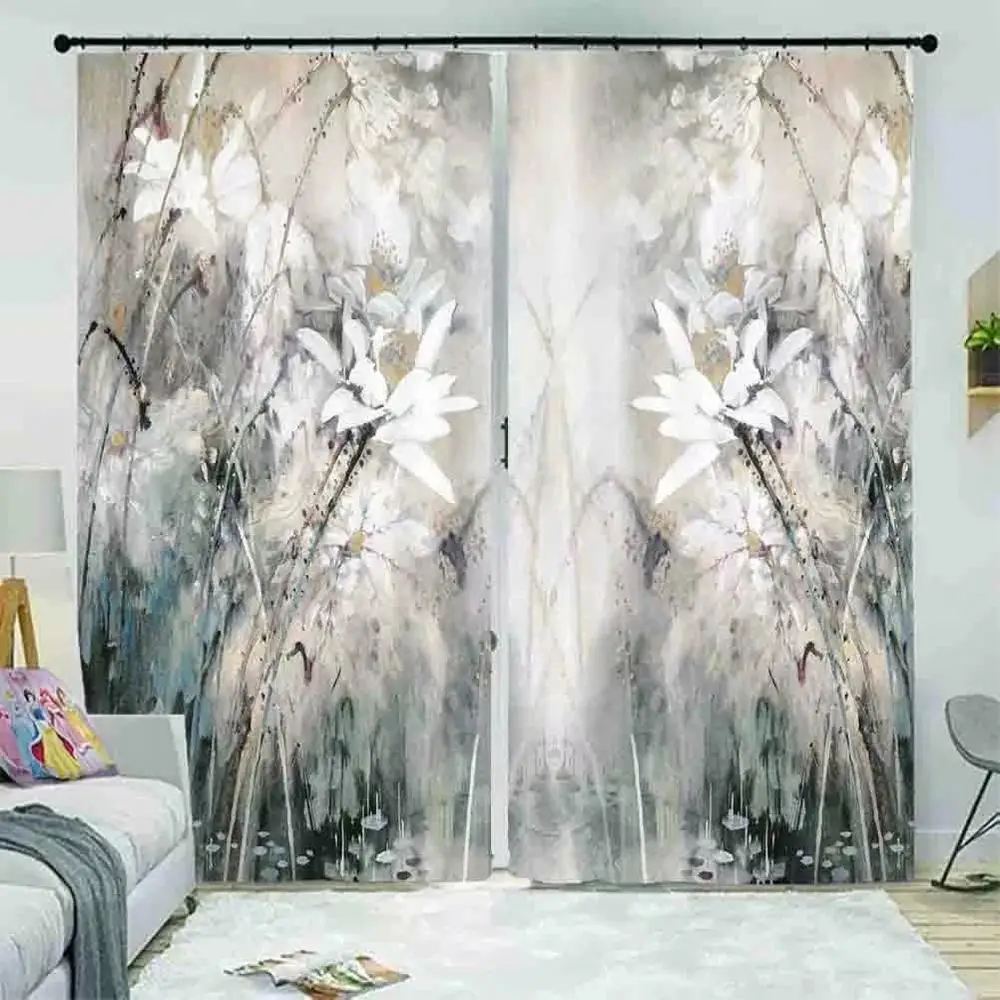 

Blackout Curtains Custom High-end 3D Curtains Living Room Bedroom Window Curtain For The Living Room Bedroom Hotel