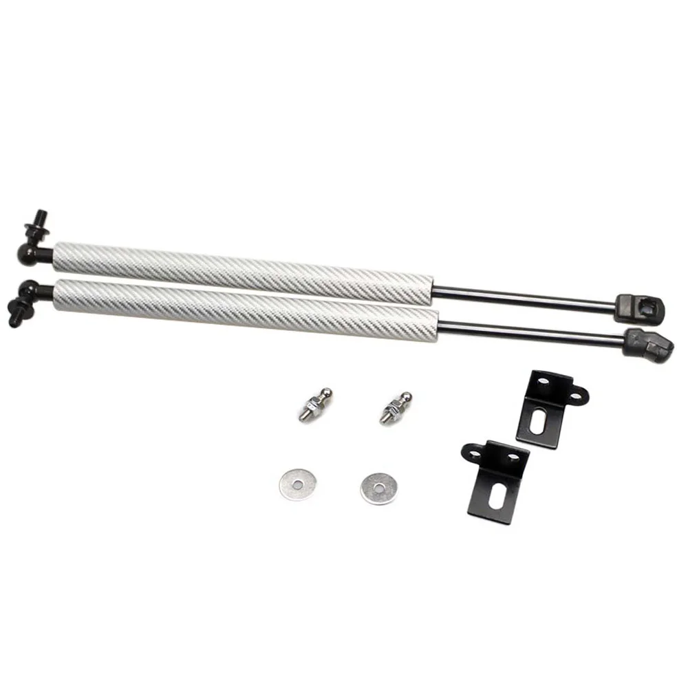 Capa Struts para Skoda Karoq, Bonnet Modificar Damper, Bonnet Damper, Lift Supports Absorber, Fibra de carbono Prop Rod, Gás Spring, 2017-2024