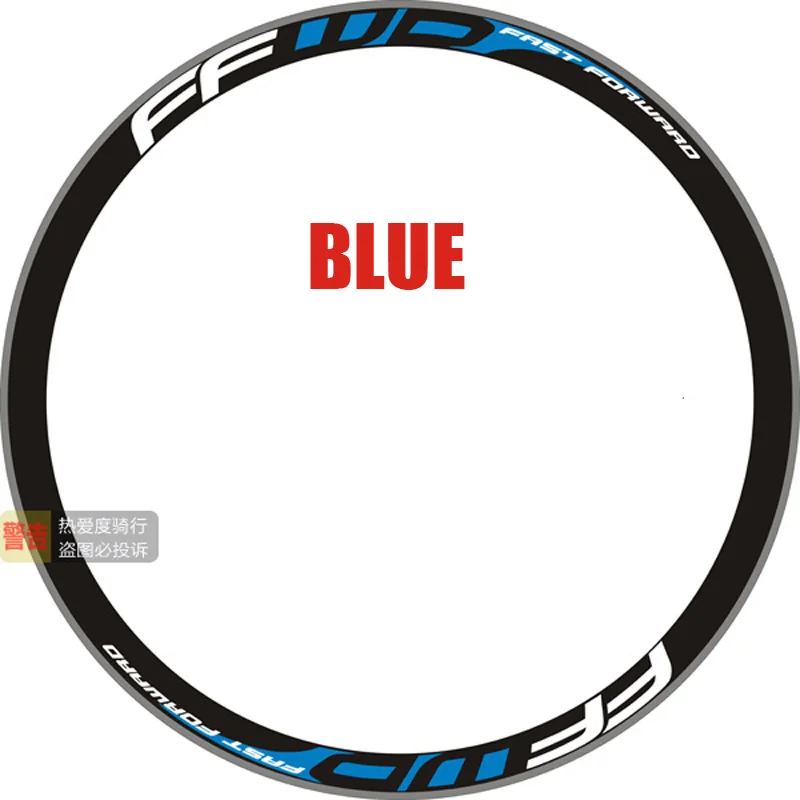 Hot Outdoor Bicycle Sticker FFWD F9R road Bicycle wheel Group stickers Suitable for 80/88 rims for two wheel decals bike sticker