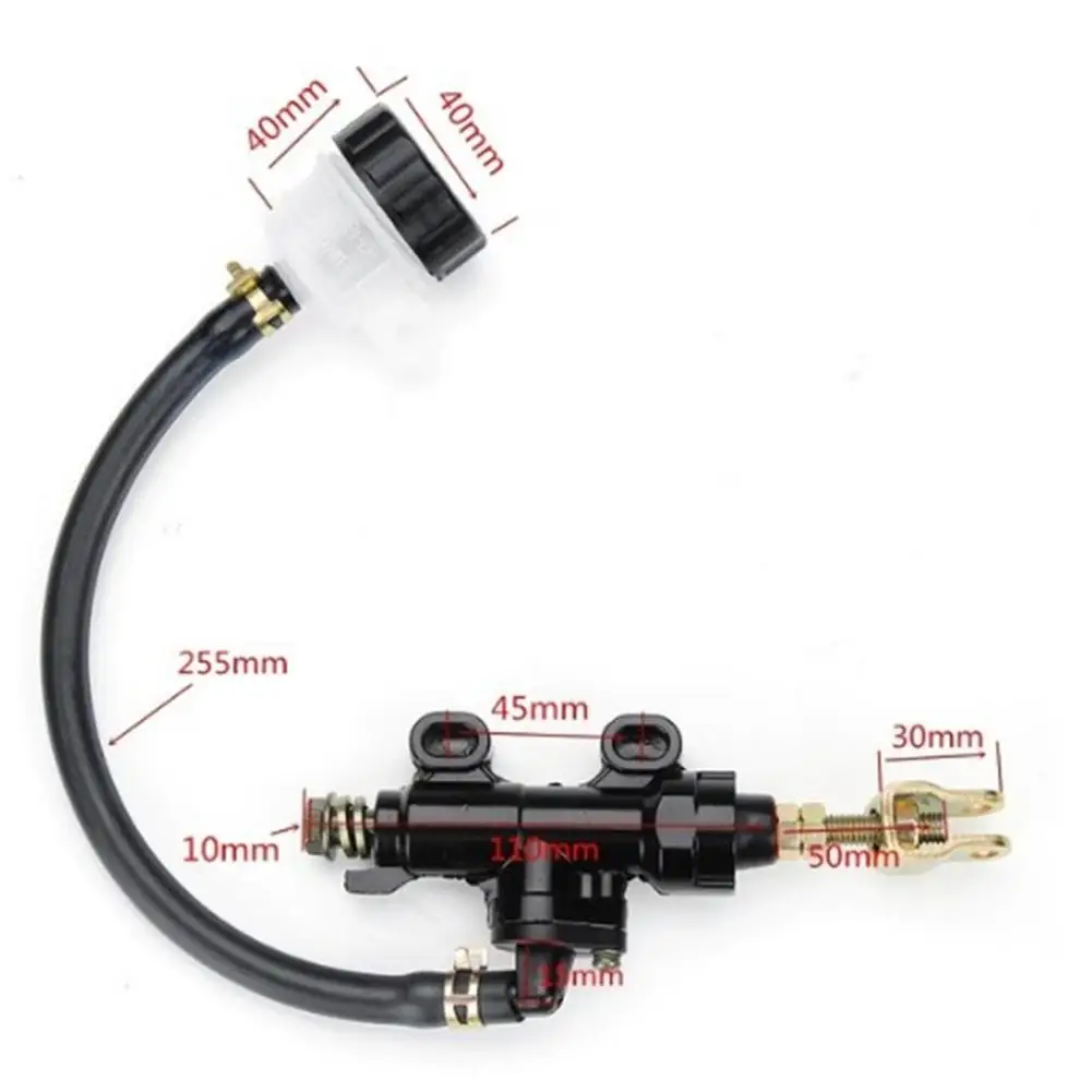 Universal Motorcycle Rear Foot Brake Main Pump Quad Dirt Hydraulic Cylinder With Fuel Tank For Honda Motorbike F2180 New