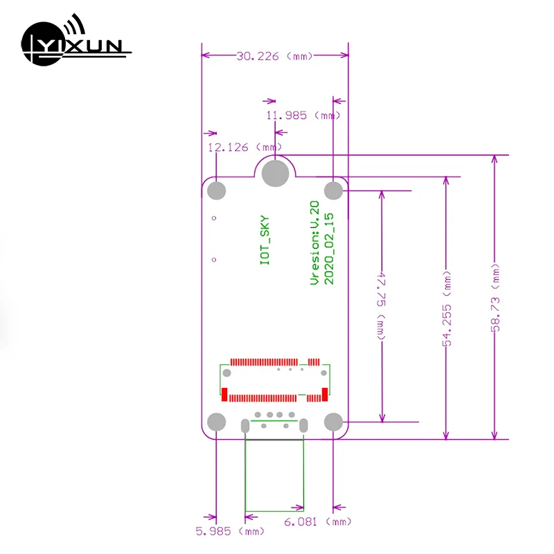 M.2 NGFF to USB 4G Module Adapter Development Board with Nano SIM Slot for EM12-G EM05-E EM06-E SIM7906E-M2 SIM7912G SIM7920G