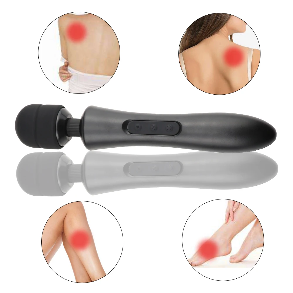 10 Modes Powerful Magic Vibrator Wand Silicone Adult Sex Toys for Woman Magic Massager Wand Clitoris Stimulator Sex Shop