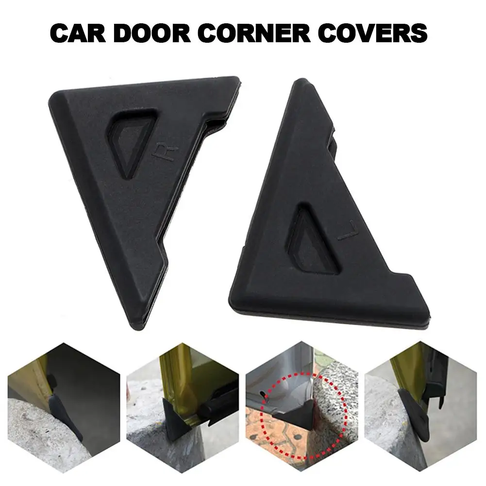 2PCS Car Door Anti-collision Cover Corner Cover Bumper Crash Scratch Protector Anti-Scratch Crash Protection