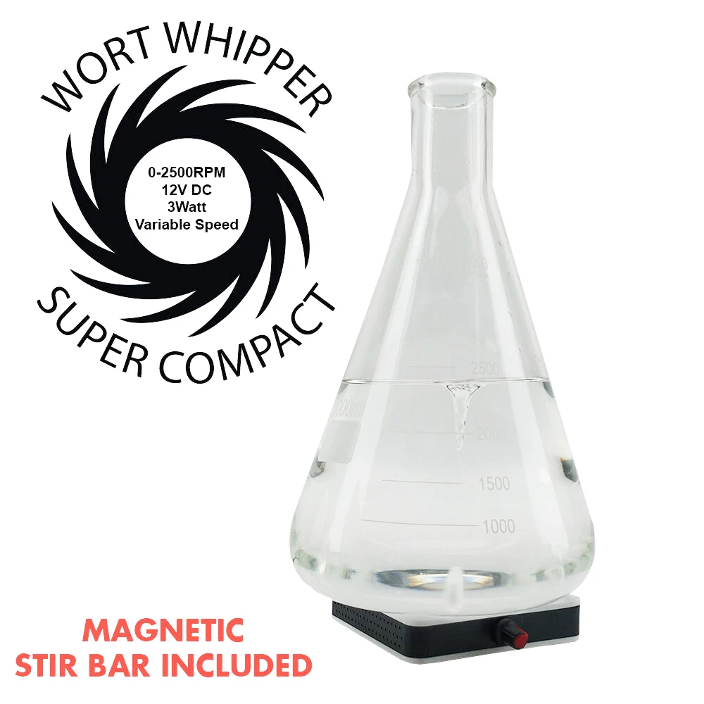 KegLand Wort Whipper-agitador magnético súper compacto para cerveza, elaboración casera