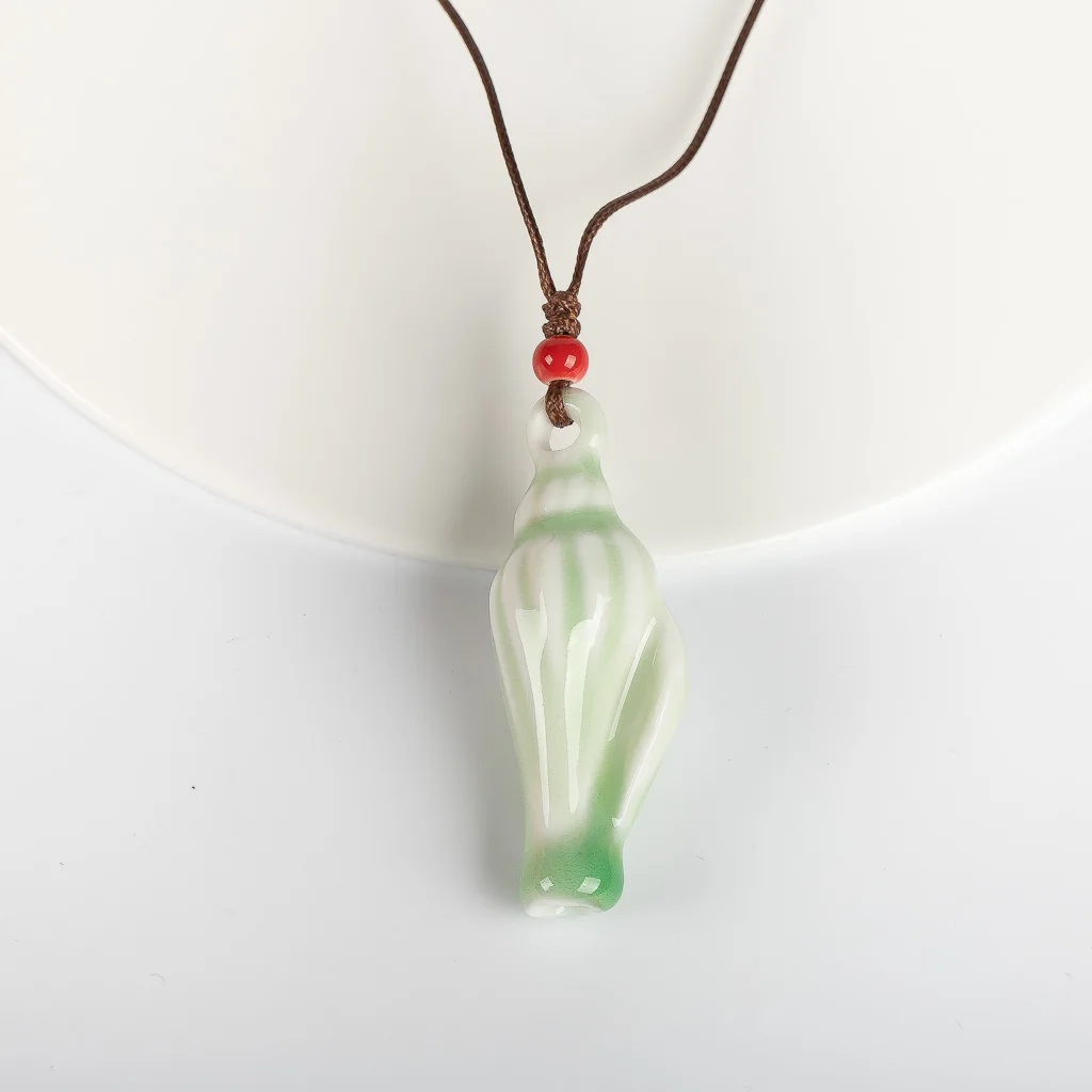 Ceramic Conch Whistle Pendant Gifts For Children #KY422