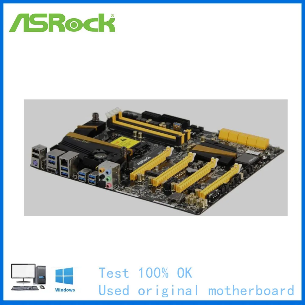 For ASRock Z87 OC Formula Computer USB3.0 SATAIII Motherboard LGA 1150 DDR3 Z87 Desktop Mainboard Used