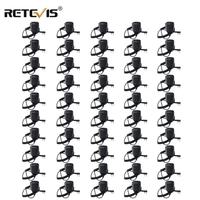 50pcs Walkie Talkie Speaker Microphone Side PTT For Kenwood Retevis RT21 RT22 H777 RT81 Baofeng UV5R 888S For Puxing for HYT TYT