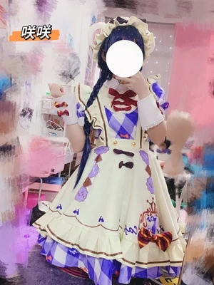 COS-HoHo-Disfraz de Anime Lovelive Arcade para mujer, uniforme de Cosplay, Alice Eli Rin Maki Hanayo, todos los miembros, Lolita