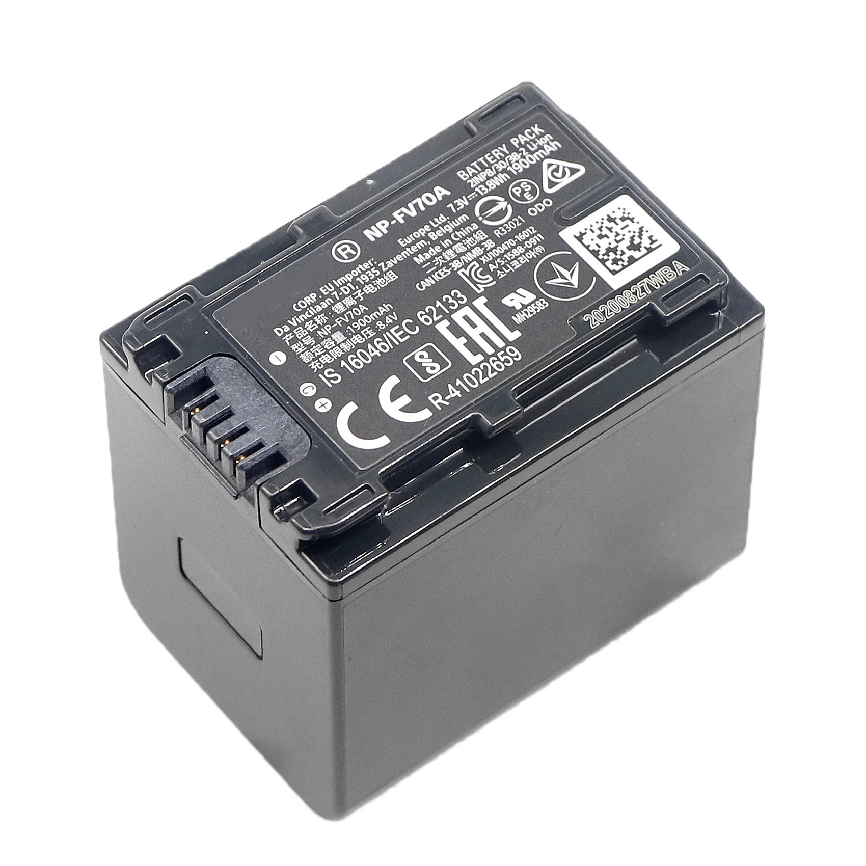 NP-FV70A NPFV70A 7.3V 13.8Wh 1900mA Camera Battery For FV50 FV50A FV100 Battery AX700 AX45 60 AX100E AXP55 EAX40