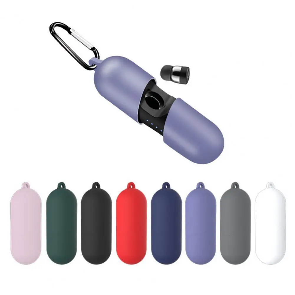 Защитный чехол для наушников Bluelans Ellipsoid, силиконовый чехол для беспроводных Bluetooth-наушников с защитой от царапин для Motorola VerveBuds 400