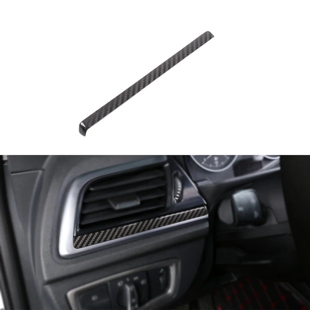 Real Dry Carbon Fiber Interior Air Vent Outlet Panel For BMW 1 Series F52 2017up