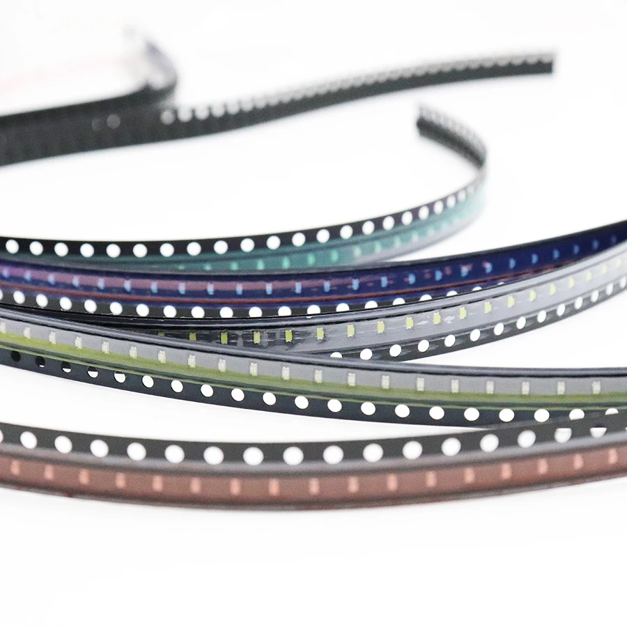 5 x 100pcs/Color=500pcs New 1206 0805 0603 Red/Green/Blue/White/Yellow SMD LED kit
