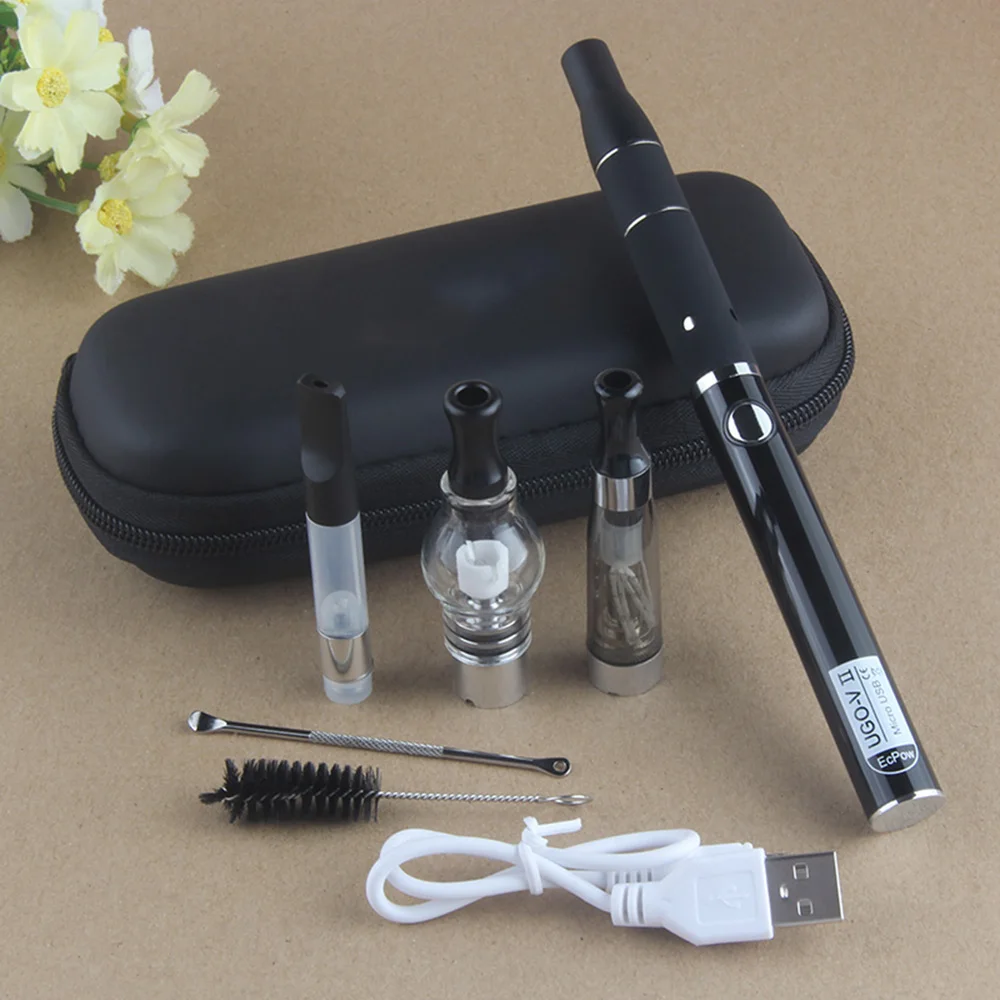 Cigarro eletrônico Herbal Vaporizador, erva seca Vape Pen, Bateria de fumaça, Terno ardente seco, 4 em 1, Novo