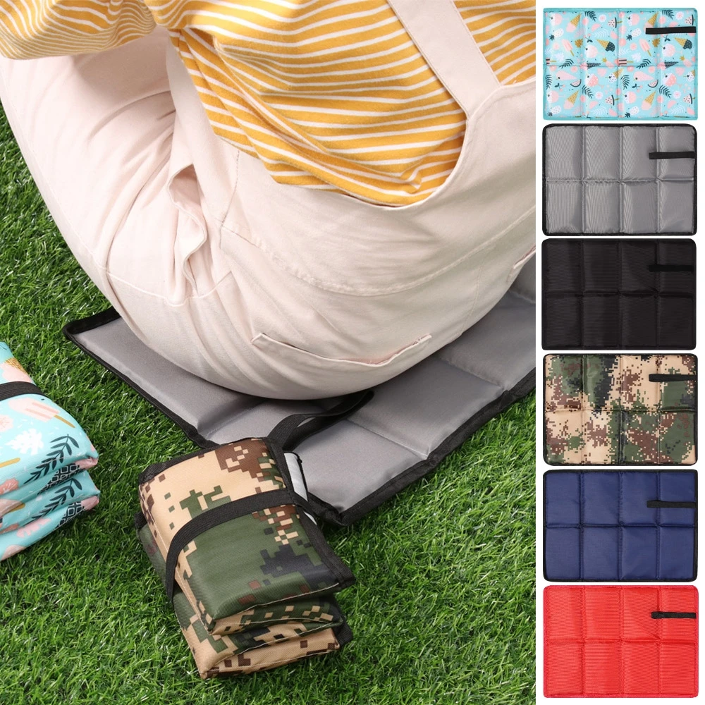 New Outdoor Portable Prevent Dirty Foam Sitting Pad Folding Camping Mat Hiking Small Seat Beach Mats