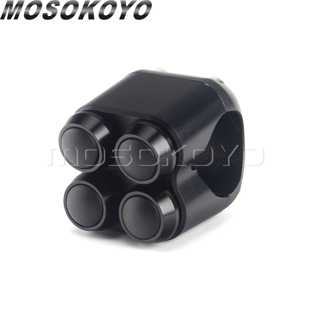 3&4 Buttons Motorcycle Switch 22mm 25mm Handle Controller Switches M-Unit Lights Starter Horn Universal 7/8" 1" Handlebar Switch
