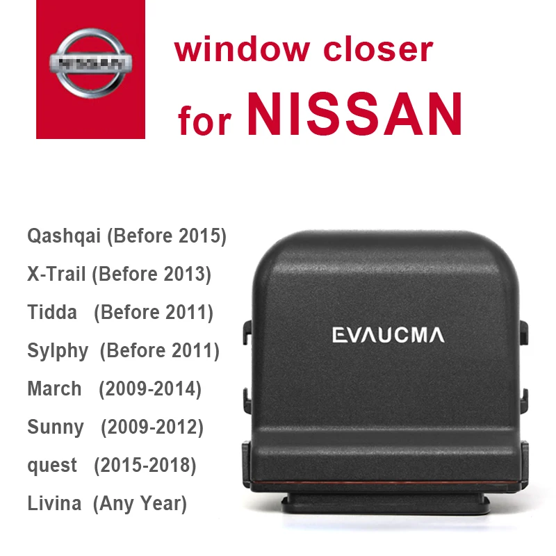 Original Car Auto Power Window Closer for Nissan Sunny Qashqai X-TRAIL TEANA Tiida SYLPHY Murano Quest