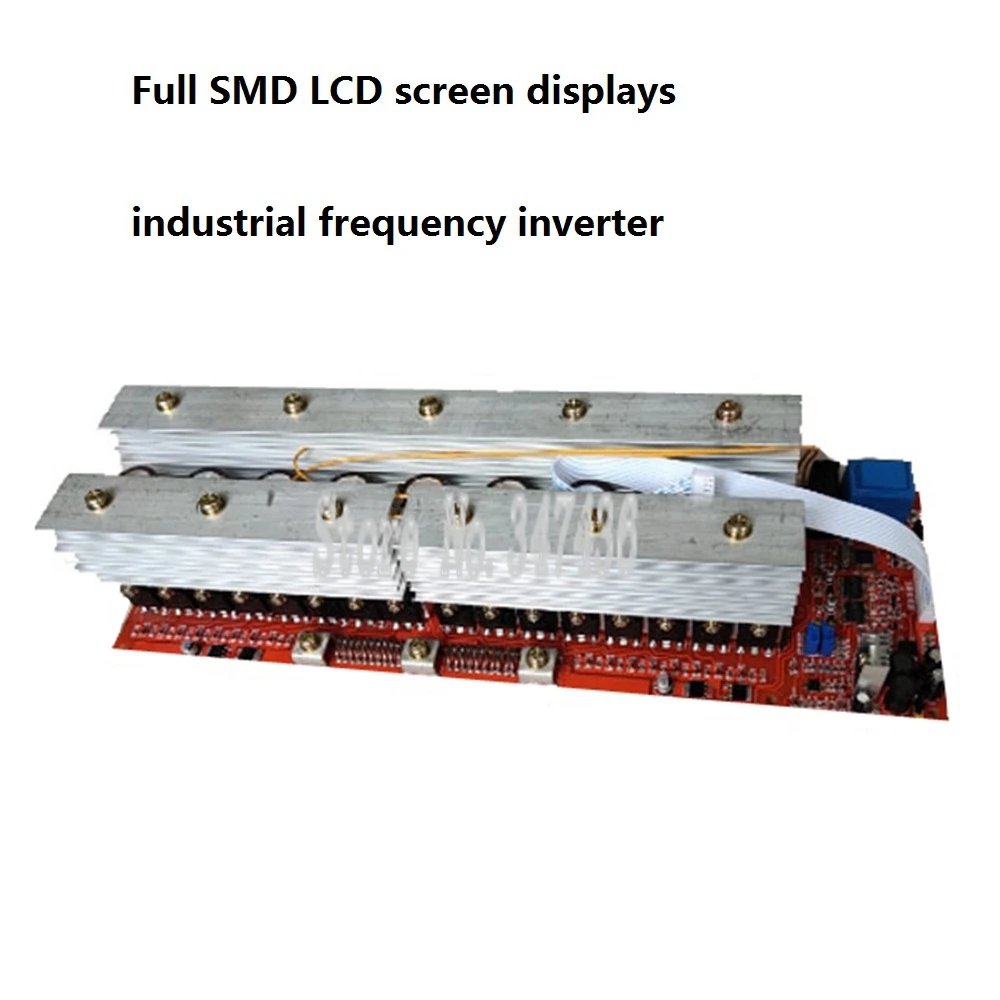 Imagem -02 - Placa de Inversor de Frequência de Onda Senoidal Pura 32 Mos Tubos Versão Inglesa Full Smd Tela Lcd Potência de Pico de 20kw