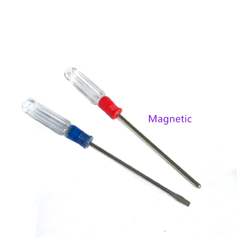

Crystal 3MM small screwdriver with magnetic transparent handle repair mobile phone computer small screwdriver