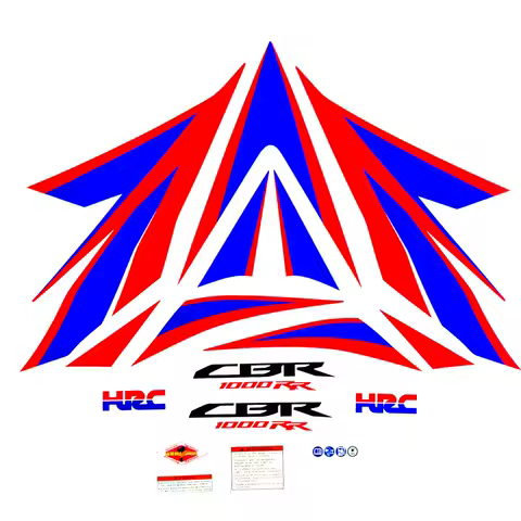 High-Quality Complete Motorcycle Sticker Kit For HONDA CBR 1000 RR, CBR 1000 RR , CBR 1000 2012