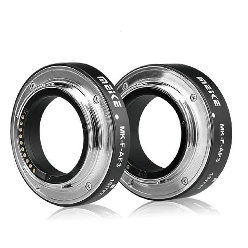 Imagen 2 del producto Meike-anillo de tubo de extensión Macro de enfoque automático de Metal para Sony E-Mount/para Fuji X-Mount/para M4/3 Mount XT3 XT30 XT4 A7 A7III A6000