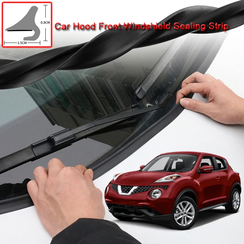 

For Nissan Juke 2015-2020 DIY Car Seal Strip Windshied Spoiler Filler Protect Edge Weatherstrip Strips Sticker Auto Accessories