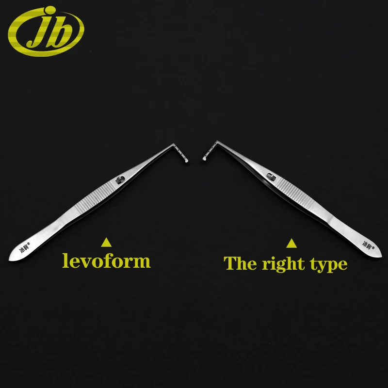 Squint hook ophthalmic instruments the right type 11cm levoform strabismus forceps medical tools