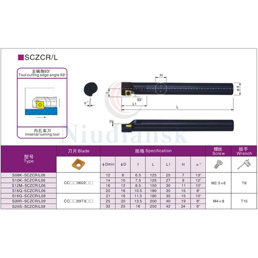 1 قطعة S12M-SCZCR06 دخول زاوية 93 درجة عالية الجودة الداخلية تحول حامل الأدوات 10 قطعة CCMT CCGT06 كربيد تحول المخرطة باستخدام الحساب الآلي إدراج