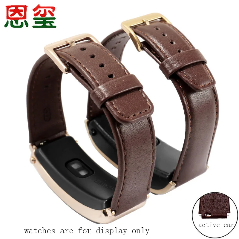 For Huawei B5 Genuine Leather Watchband B6 Business Sports Version Cow Leather To Replace Wristband accessories 16mm18mm