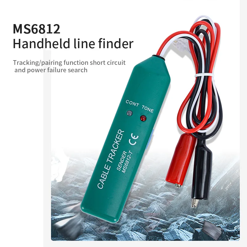 MS6812 Cable Tracker Tester Professional Line LAN detector UTP STP Telephone Wire Tracer Breakpoint location Diagnose Tone