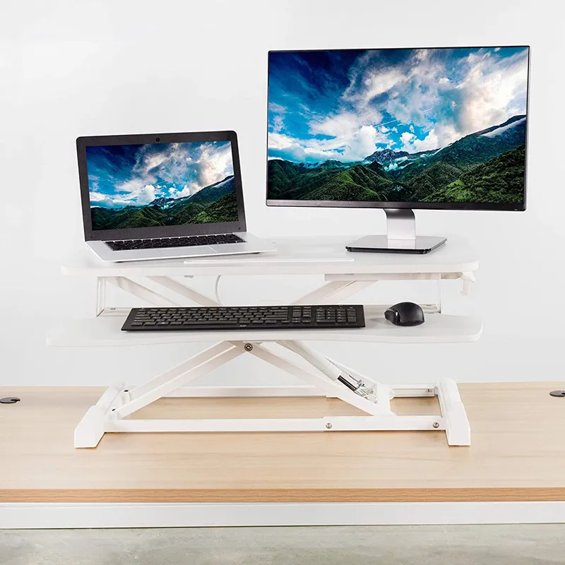 Tavolo regolabile per Computer supporto per tastiera altezza seduta tavolo pieghevole tavolo per Laptop tavolo di sollevamento cuscinetto sedentario forte