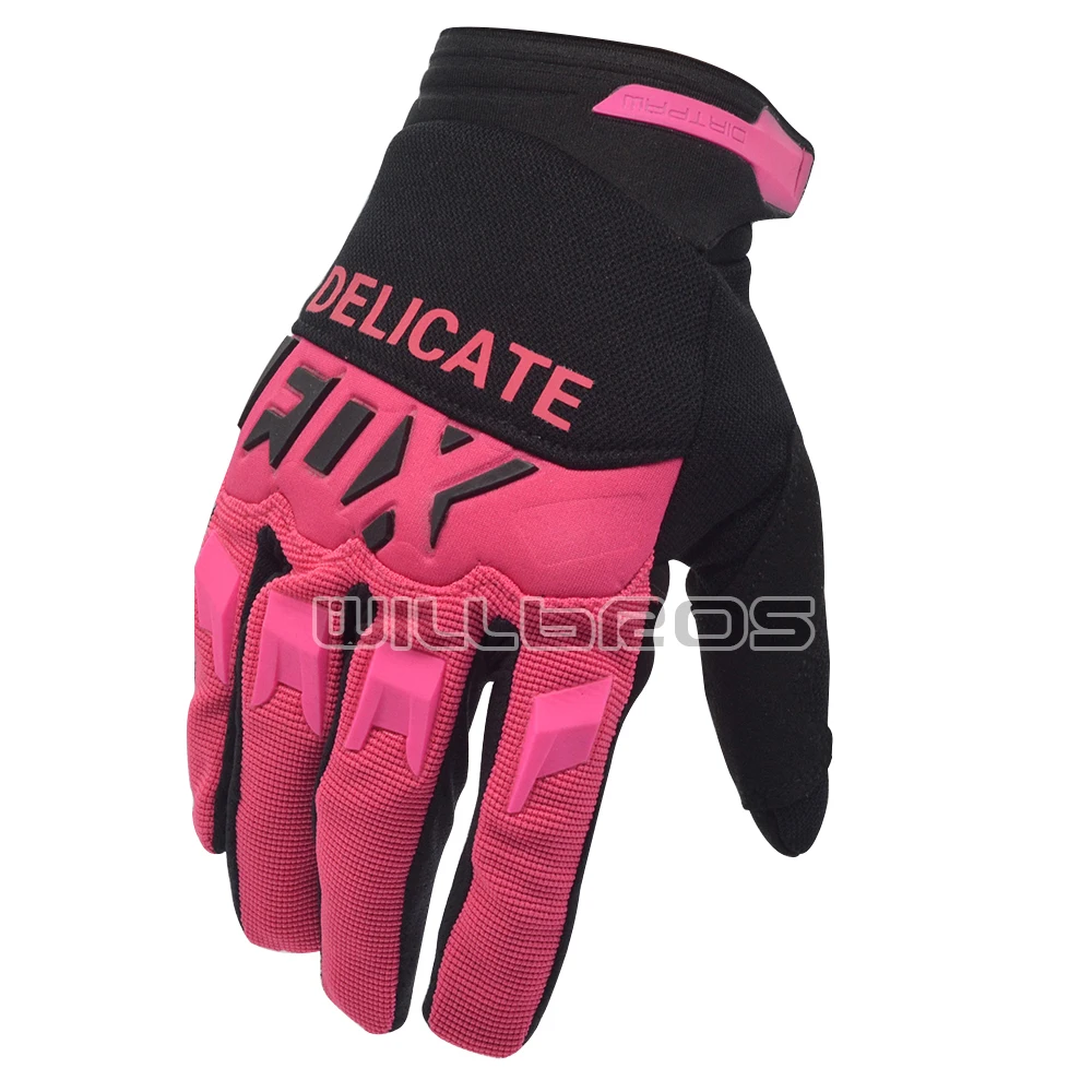 

Motocross Air Mesh Gloves Racing Guantes MX Downhill Bike Cycling Offroad Enduro Black Pink Woman Lady Luvas Unisex Mens